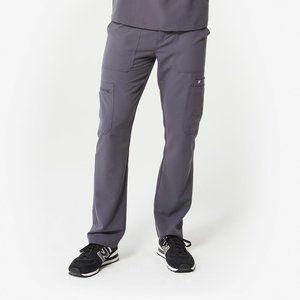 Figs Charcoal Cairo Cargo Scrub Pants (M)